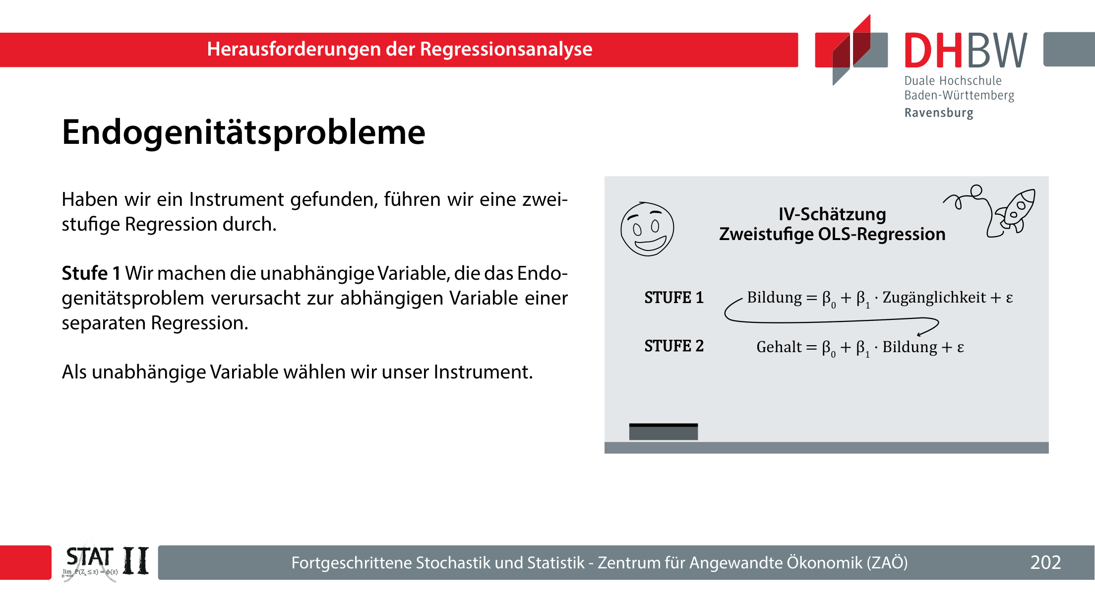 Folie 202: Zweistufige Instrumentalvariablenschätzung